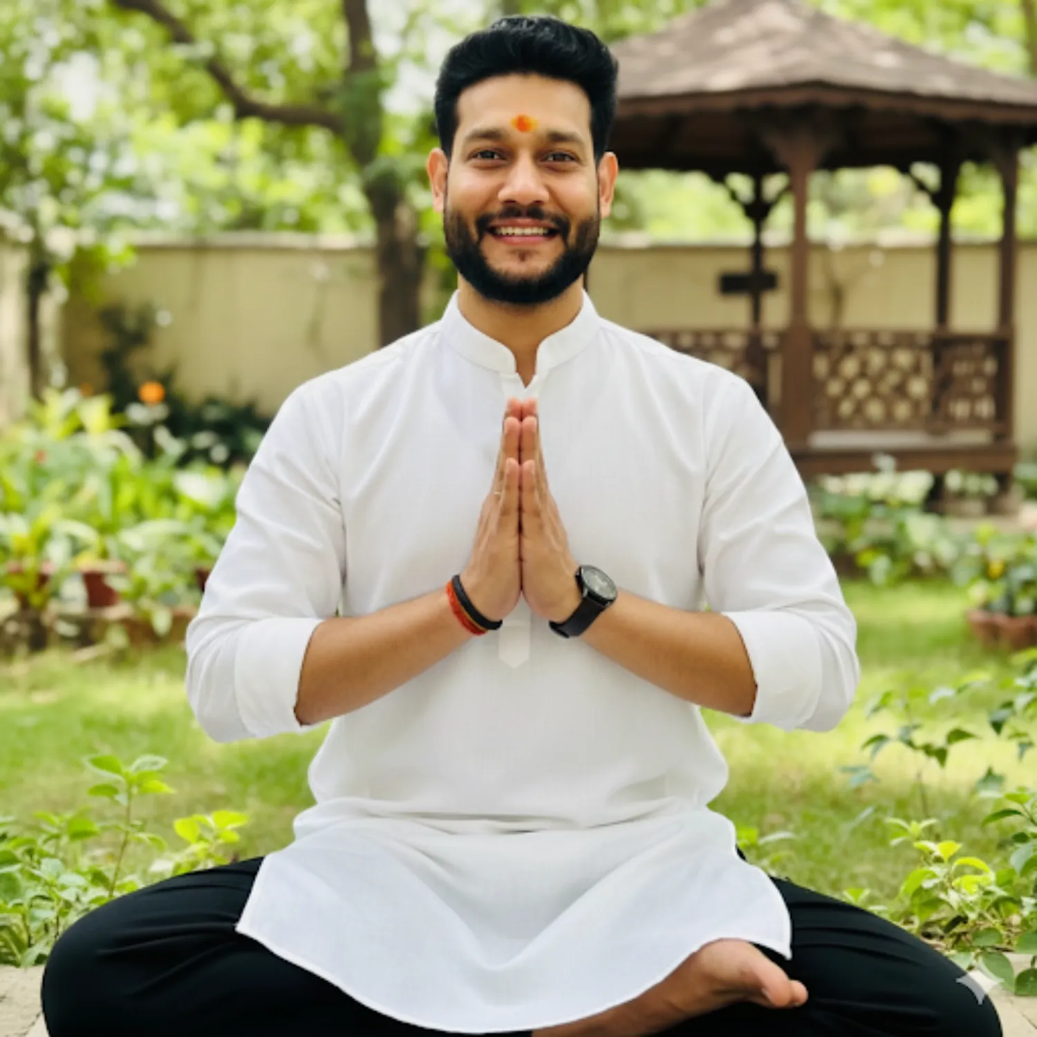 Yogacharya Ashish Bangwal, Hatha yoga teacher at Adhiroha