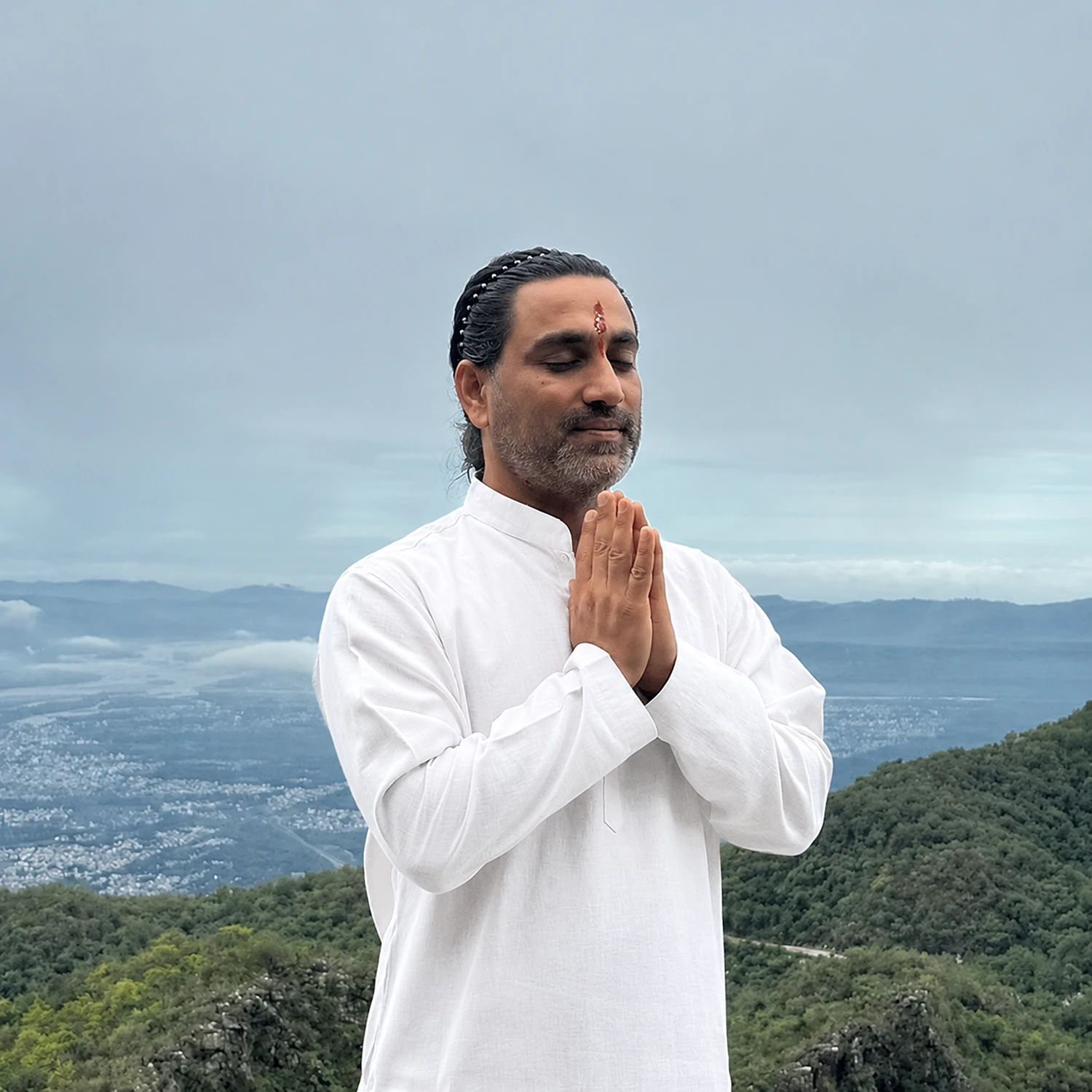 Yogacharya Sunil Bisht, Hatha, Pranayama and Meditation teacher at Adhiroha yoga school, Rishikesh