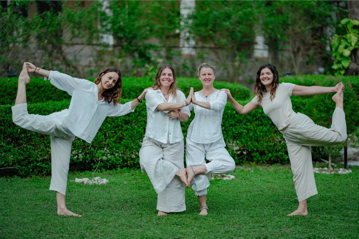students enjoying rains