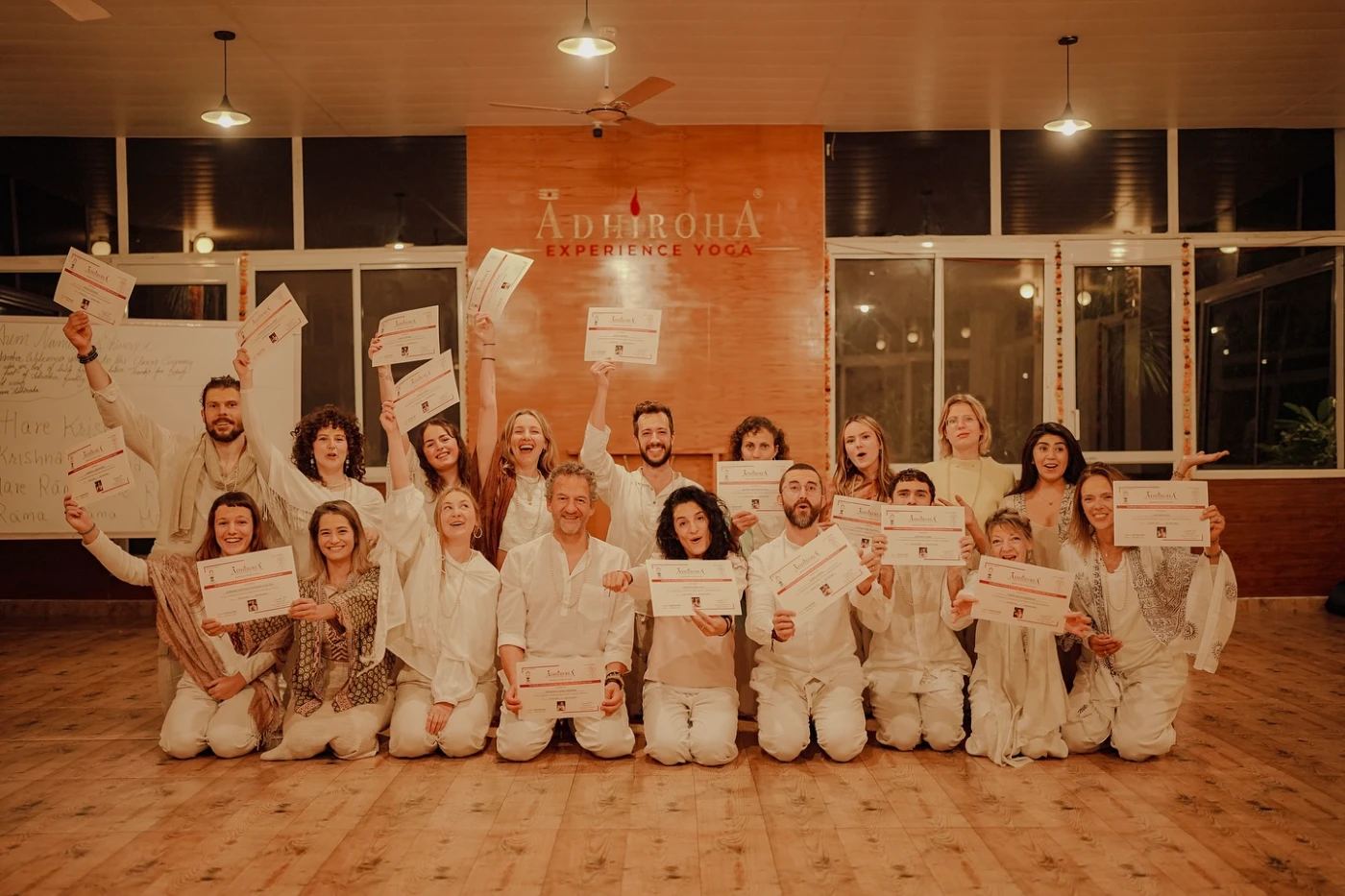 Happy students of yoga ttc