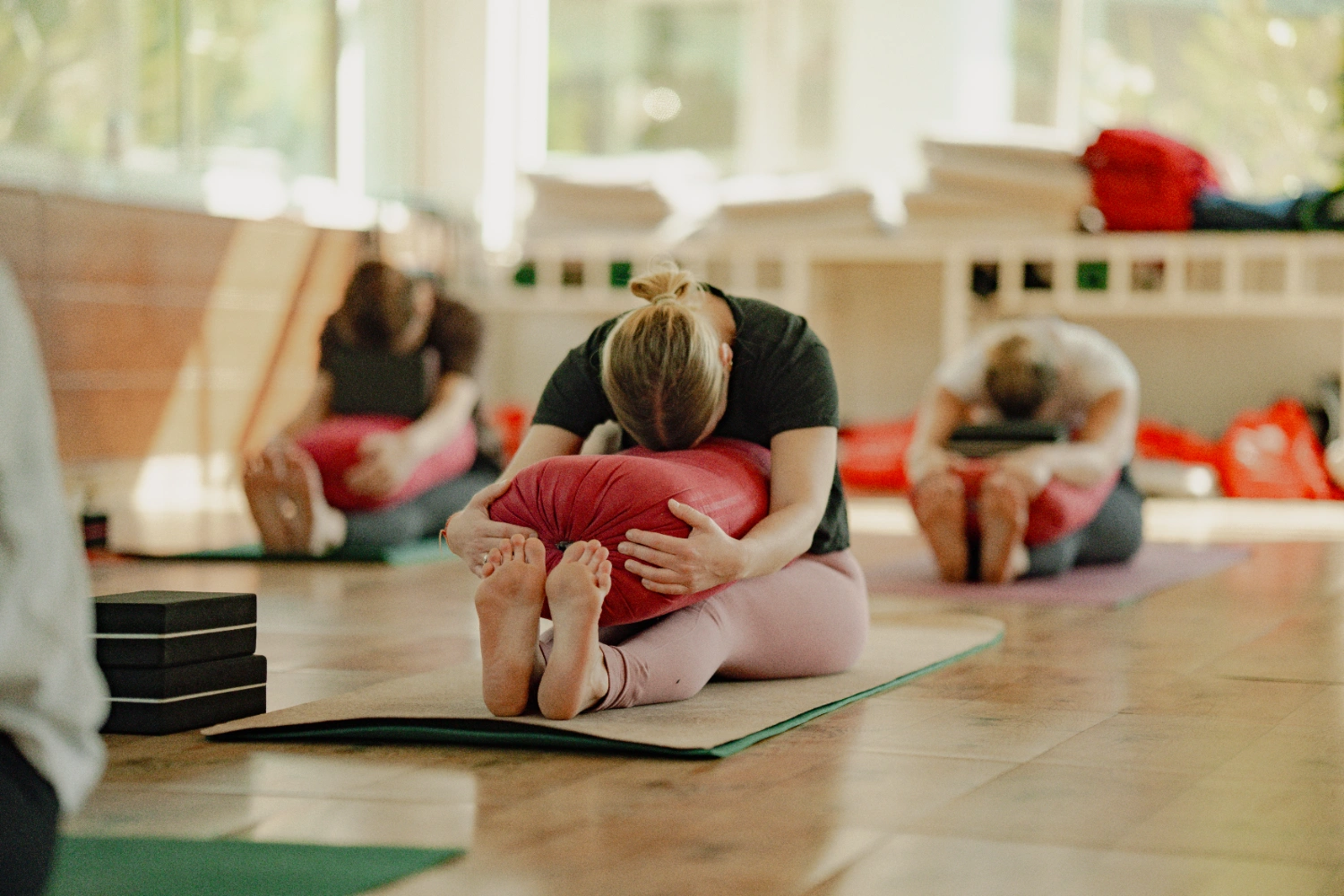 Deep, unhurried practice inside the Adhiroha shala