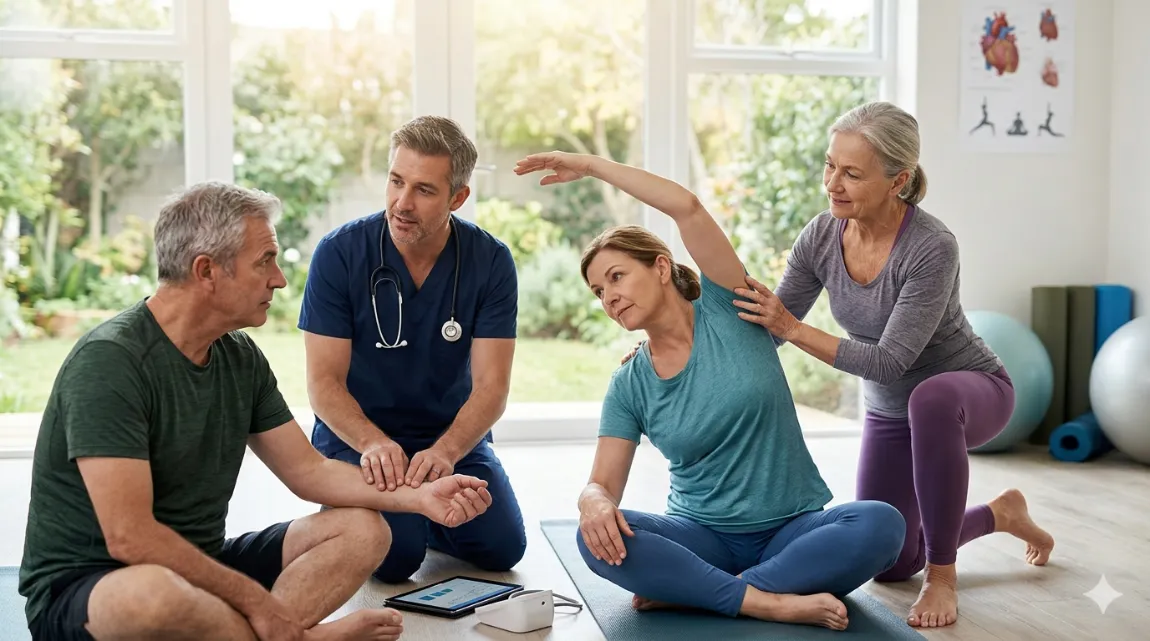 Cover image for Limits of Yoga in Heart Disease: What Yoga Can Do — and Where It Must Stop